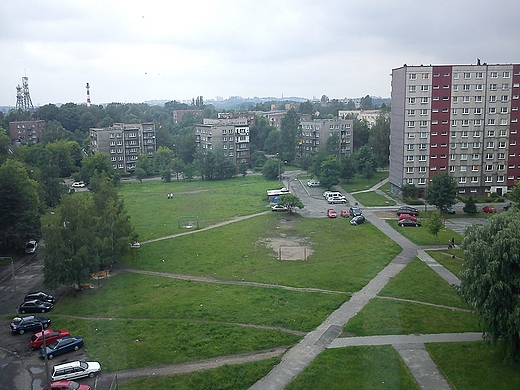 Sosnowiec-Kazimierz Grniczy.Osiedle przy Ulicy Wagowej.