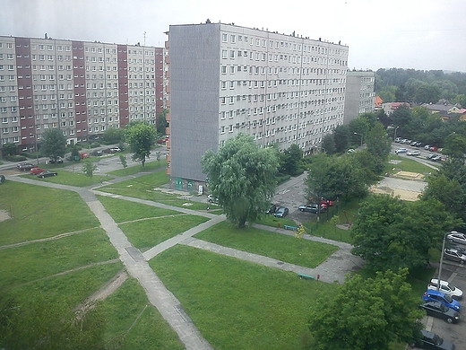 Sosnowiec-Kazimierz Grniczy.Osiedle przy Ulicy Wagowej.