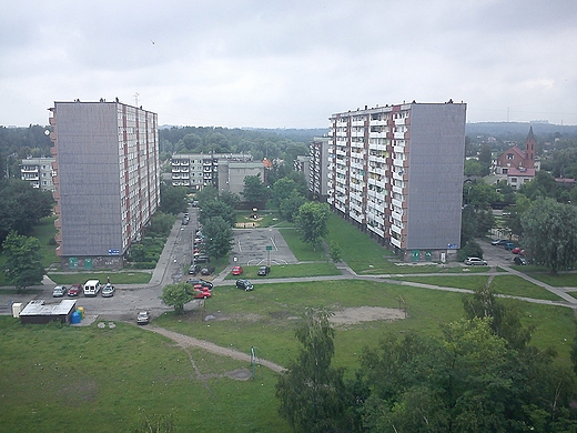 Sosnowiec-Kazimierz Grniczy.Osiedle przy Ulicy Wagowej.