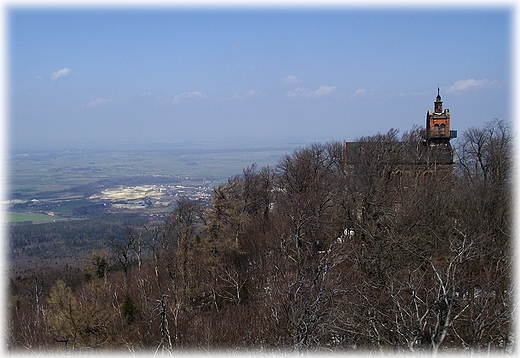 widok na koci z wiey widokowej