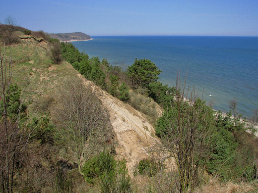 Chapowo widok na Przyldek Rozewie  foto 22-04-2013 r