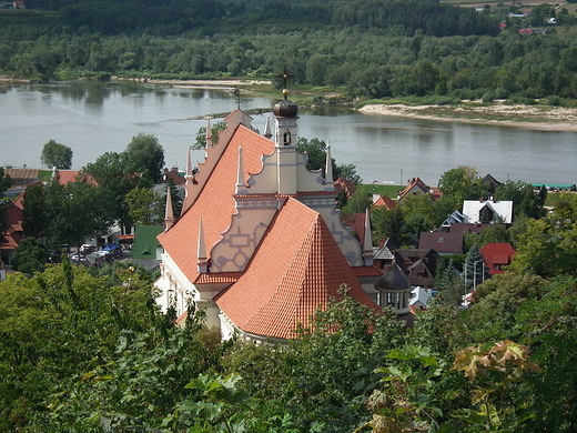 widok z Gry Trzech Krzyy -  Kazimierz Dolny