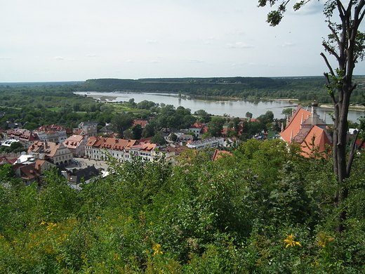 widok z Gry Trzech Krzyy -  Kazimierz Dolny