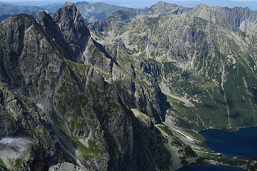 Widok z Rys na Miguszowieckie Szczyty