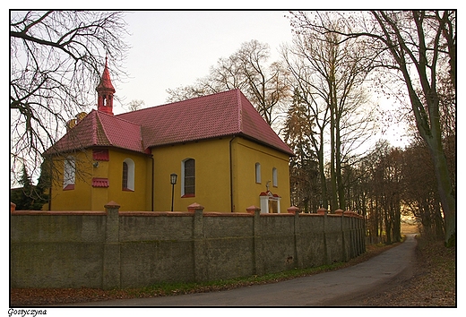 Gostyczyna - koci w. Mikoaja od strony zachodniej