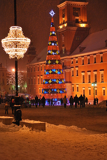 Plac Zamkowy - Choinka 2009