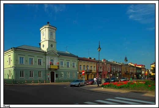 Turek - Ratusz _ Rynek _ Plac Wojska Polskiego