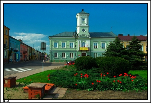 Turek - Ratusz _ Rynek _ Plac Wojska Polskiego