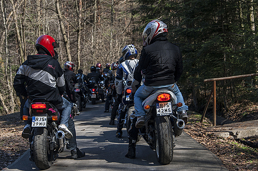 Rozpoczcie sezonu motocyklowego Na Puszczy u w. Jana z Dukli