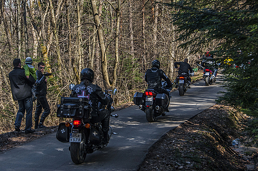 Rozpoczcie sezonu motocyklowego Na Puszczy u w. Jana z Dukli