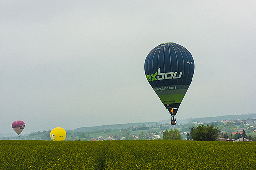 XIV Midzynarodowe Grskie Zawody Balonowe 1-4 maja 2013 - ostatni lot balonw.