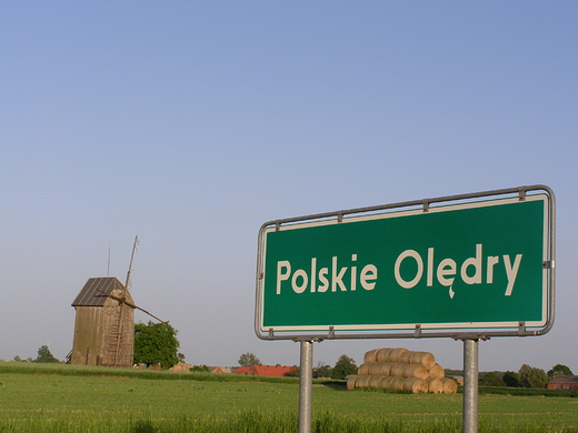 Wiatrak w miejscowoci Polskie Oldry.