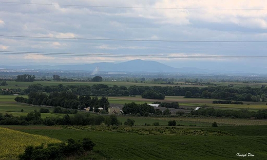 Widok Wrocawia z rejonu wsi Wysoki Koci