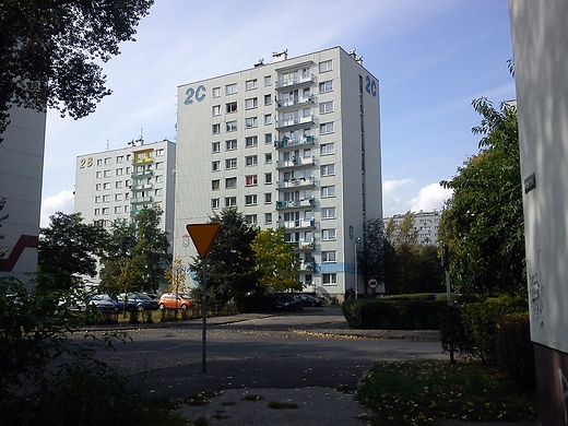 Sosnowiec-Osiedle przy Ulicy Legionw.