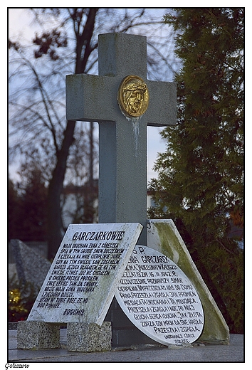 Goliszew - cmentarz parafialny - najbardziej sentymentalny nagrobek jaki widziaem