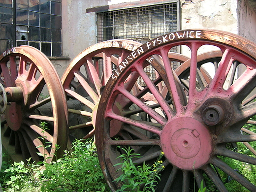 Skansen kolejowy w Pyskowicach.