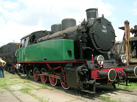 Skansen kolejowy w Pyskowicach.