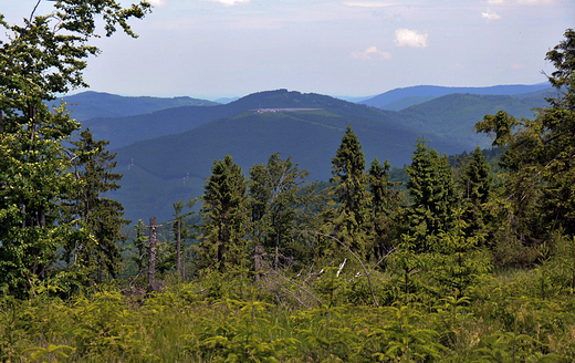 Beskid May. Panorama gry ar ze zboczy Czupla.