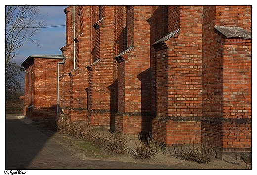 Tykadw - fragment zachodniej ciany kocioa w. Katarzyny