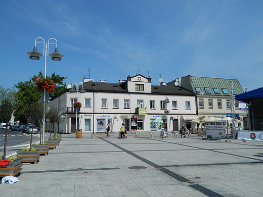 Piaseczno. Fragment rynku.