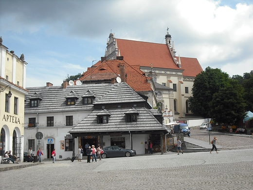 Kazimierz Dolny. Fragment rynku.