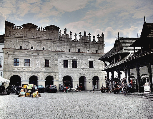 Kazimierz Dolny. Fragment rynku.