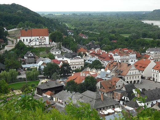 Kazimierz Dolny. Widok z Gry Trzech Krzyy.