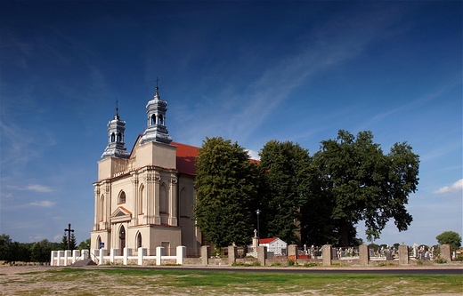 Rogowo - klasycystyczno - neogotycki koci w. Doroty