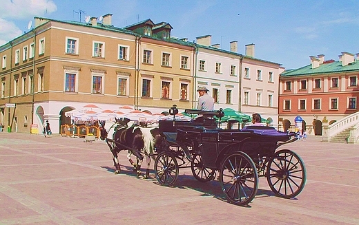 Bryczka na Rynku Wielkim