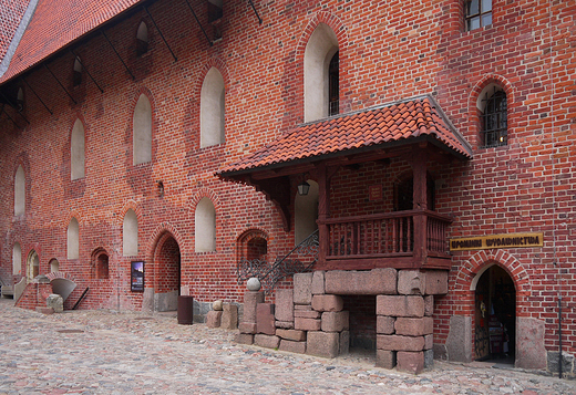 Malbork. Fragment Zamku redniego.