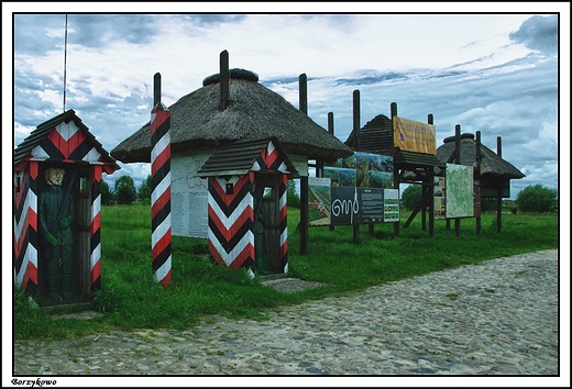 Borzykowo - zrekonstruowane przejcie graniczne