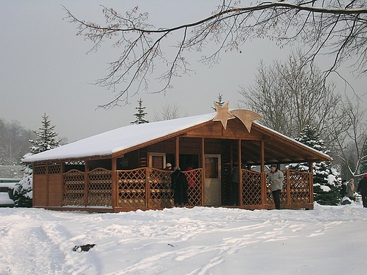 Chorzw. Szopka w zoo