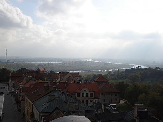 Widok z Bramy Opatowskiej. Sandomierz