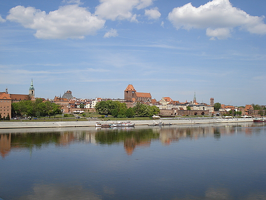 Widok z mostu im. J.Pisudskiego. Toru