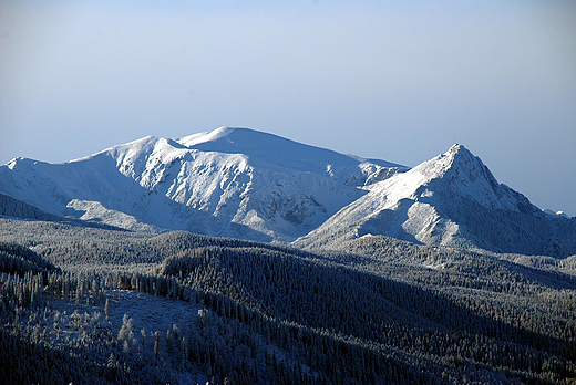 Godwka. Czerwone Wierchy i Giewont