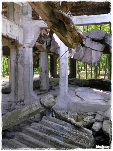 Gdask Westerplatte - Ruiny budynku koszar