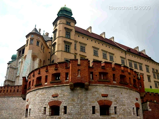 Krakw - Zamek krlewski na Wawelu.