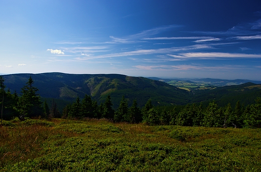 widok w stron Czech ze nienika