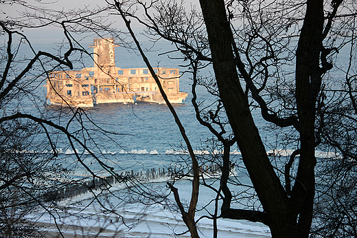 Gdynia Babie Doy - ruiny torpedowni