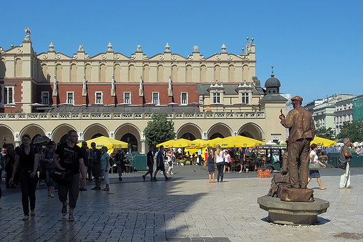 niedziela na krakowskim rynku