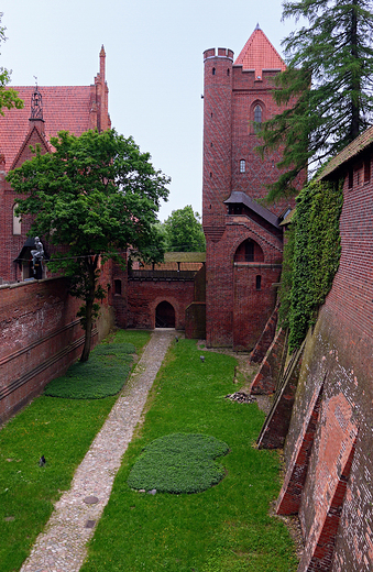 Malbork. Fragment Suchej Fosy.