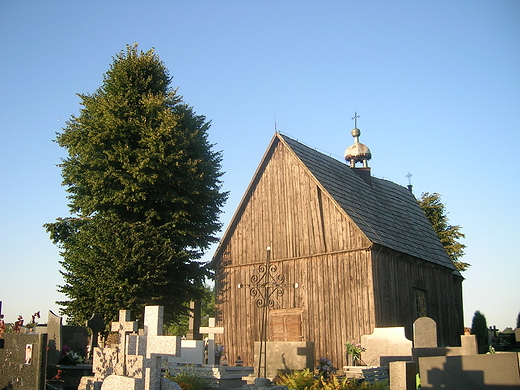 Drewniany, cmentarny koci p.w. w. Marcina z 1835 r.