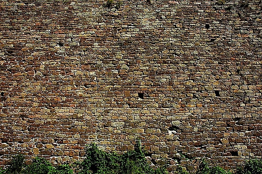 Bobrza - mur oporowy w zakadzie hutniczym