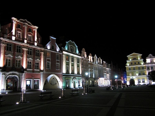 Bolesawiecki rynek noc