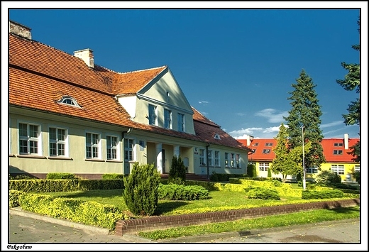 Pakosaw - Szkoa Podstawowa wybudowana w 1956 roku w stylu dworkowym