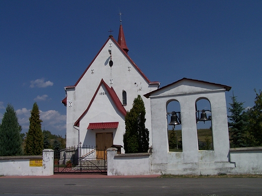 Huta Raniecka, koci par. pw. Chrystusa Krla.