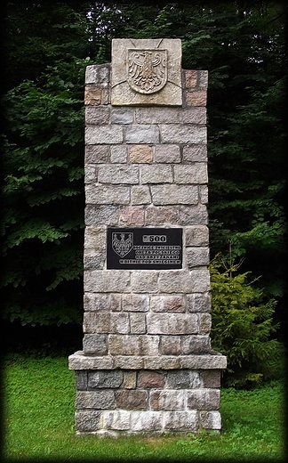 pomnik upamitniajcy pisetn rocznic wygranej walki Polakw nad Krzyakami
