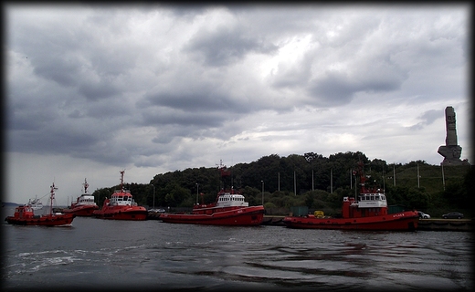 wiosujc po Motawie- widok na Westerplatte