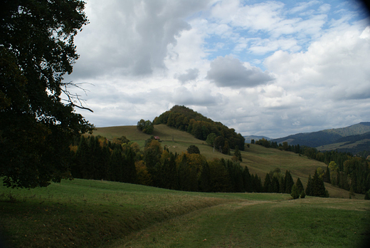 Widok ze szlaku na Wysok