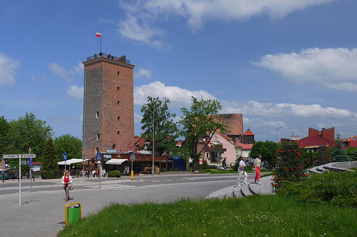 Frombork. Widok na miasto i Wie Wodn.